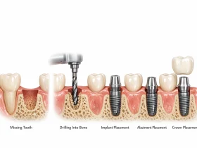 مراحل ایمپلنت دندان