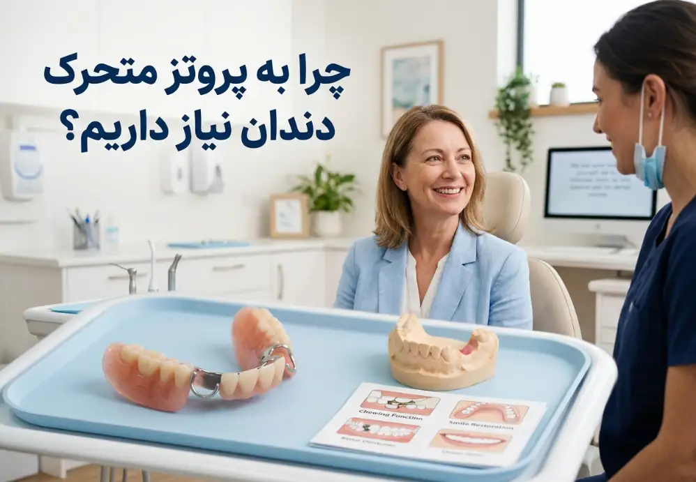 چرا به پروتز متحرک دندان نیاز داریم؟