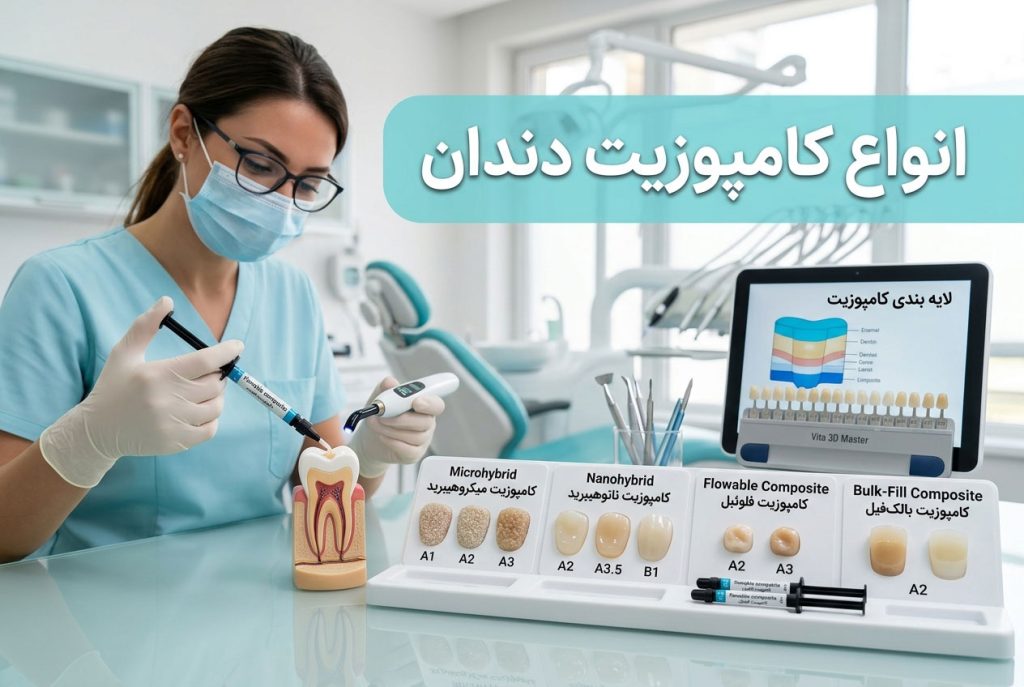انواع کامپوزیت دندان