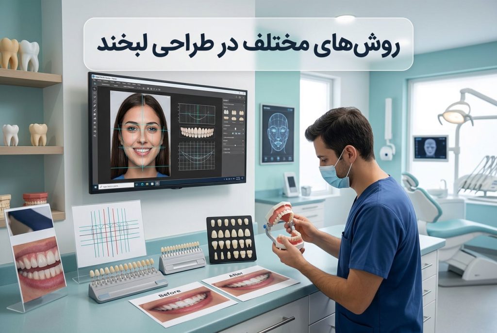 روش‌های مختلف در طراحی لبخند