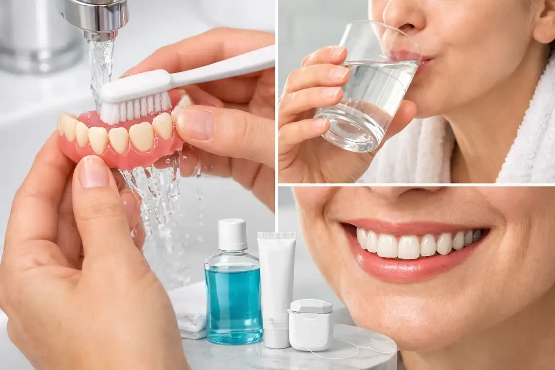 مراقبت‌های بعد از انجام پروتز دندان