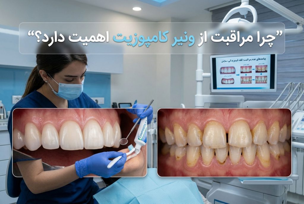 چرا مراقبت از ونیر کامپوزیت اهمیت دارد؟