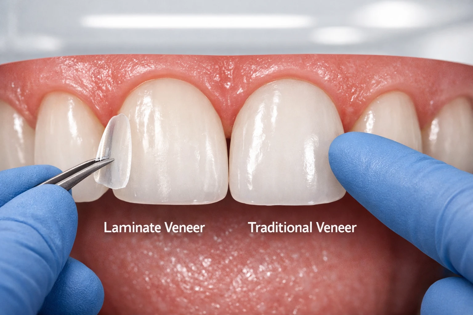 تفاوت لمینت و ونیر دندان