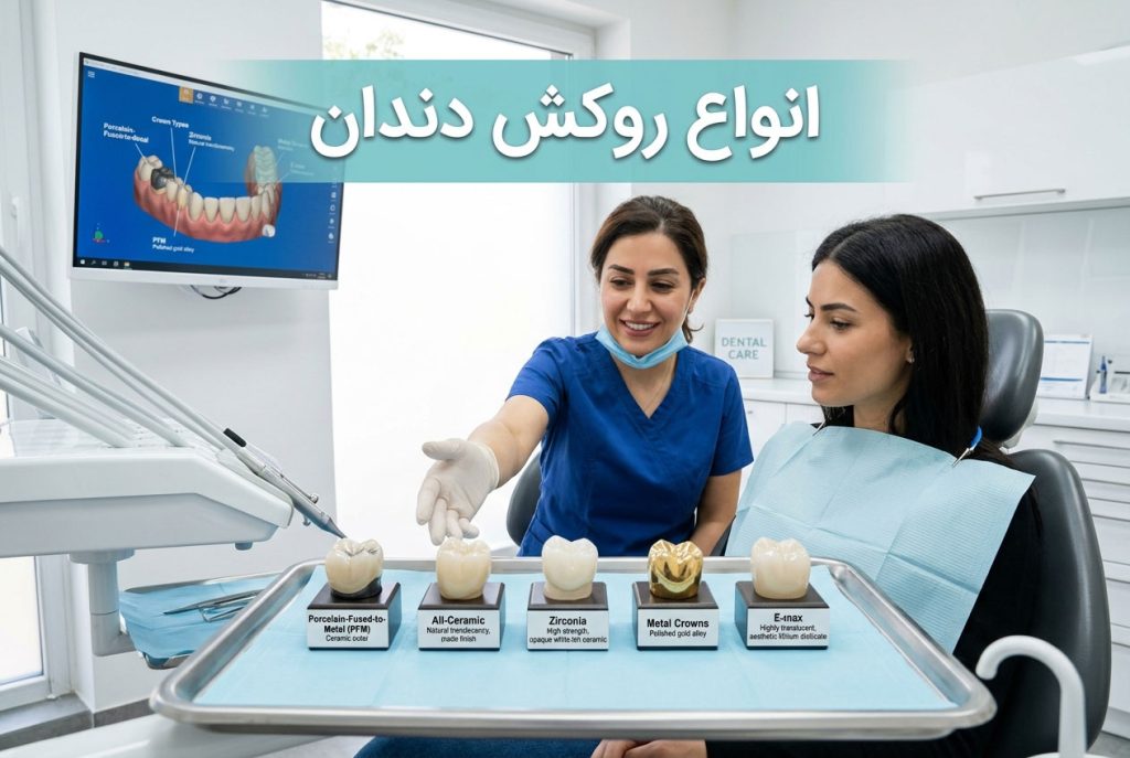 انواع روکش دندان