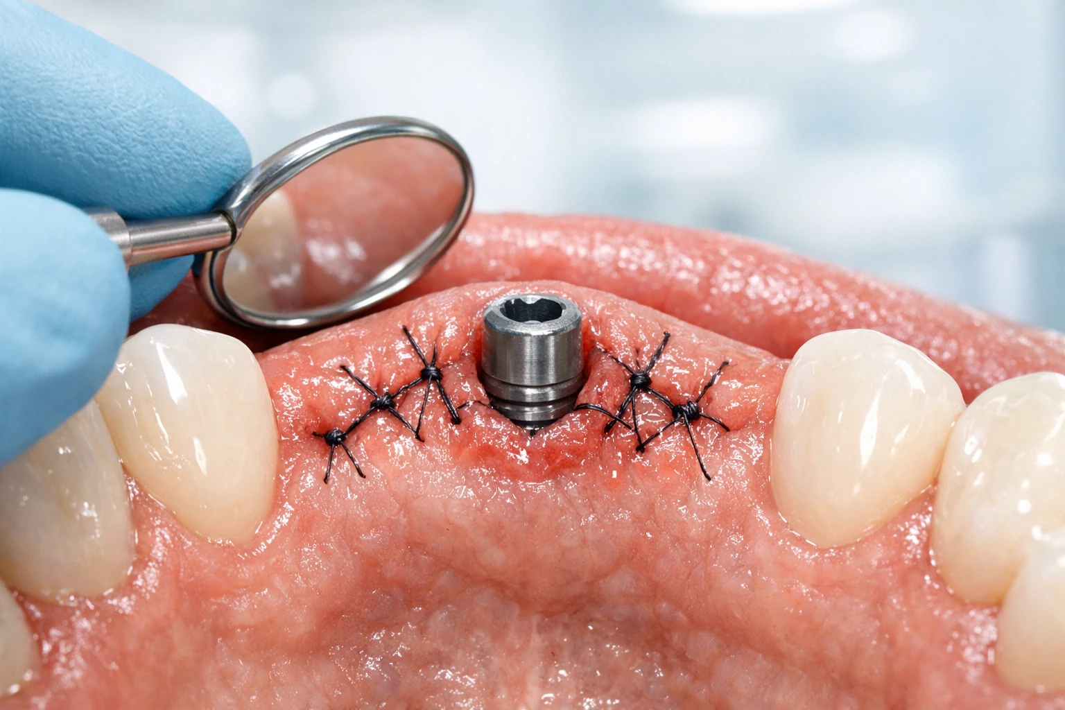 بخیه ایمپلنت دندان چیست