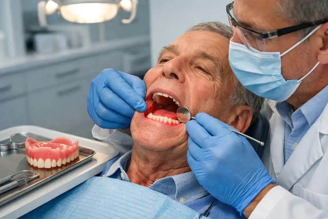 بررسی عوارض پروتز دندان