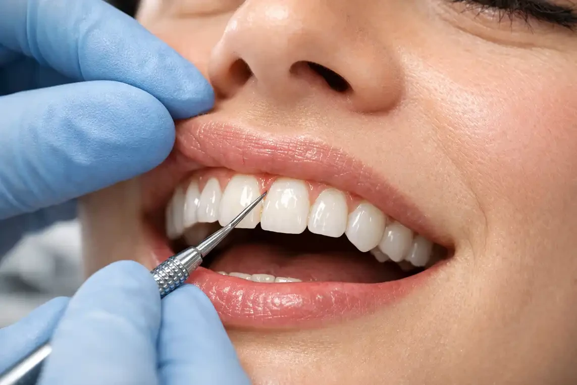 بستن فاصله بین دندان‌ها