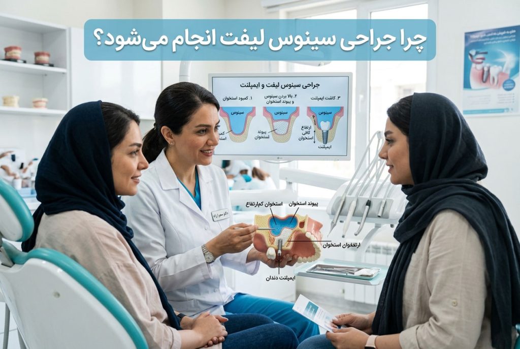 چرا جراحی سینوس لیفت انجام می‌شود؟
