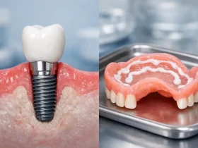 ایمپلنت دندان یا دندان مصنوعی چسبی