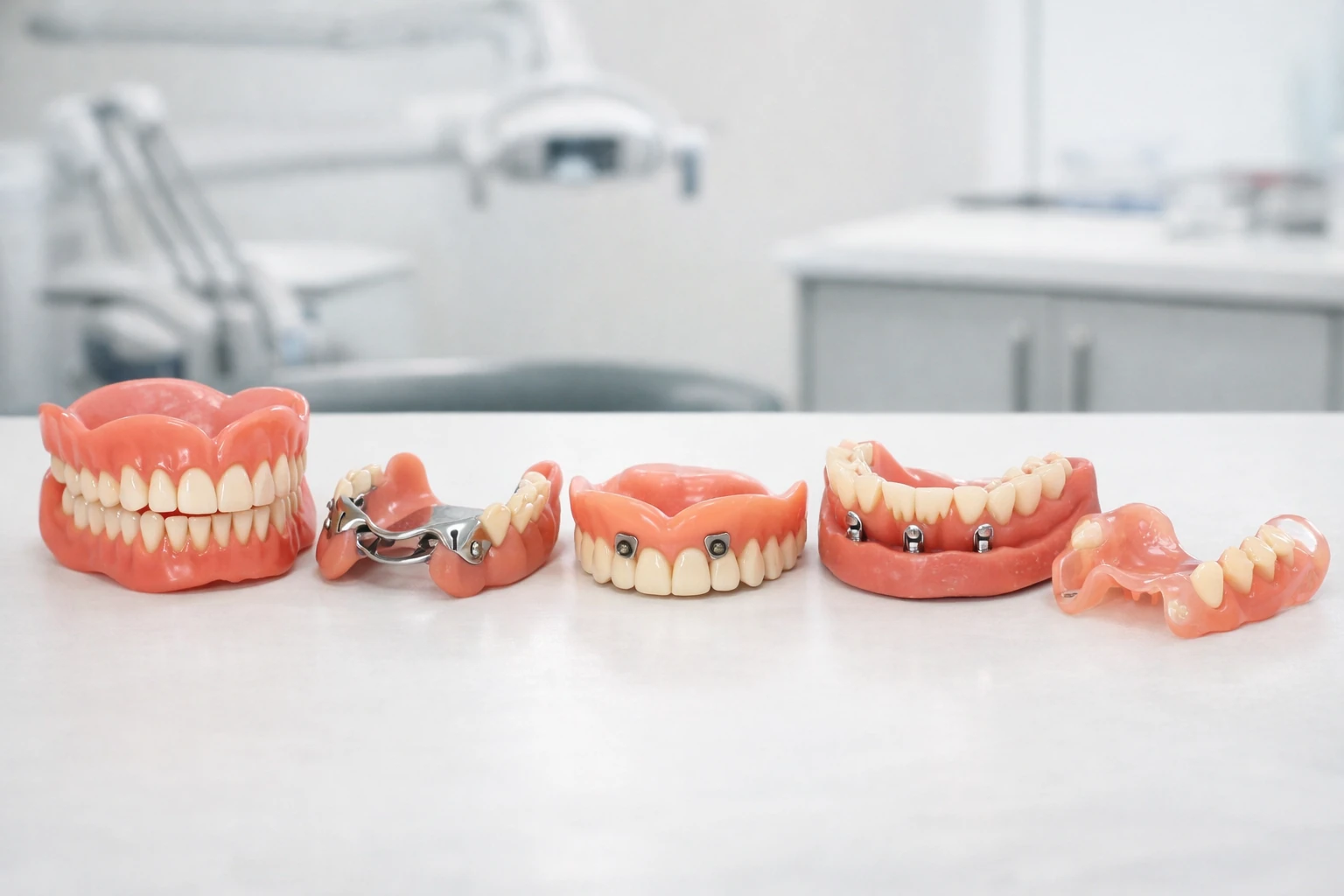 انواع دندان مصنوعی در ۵ مدل