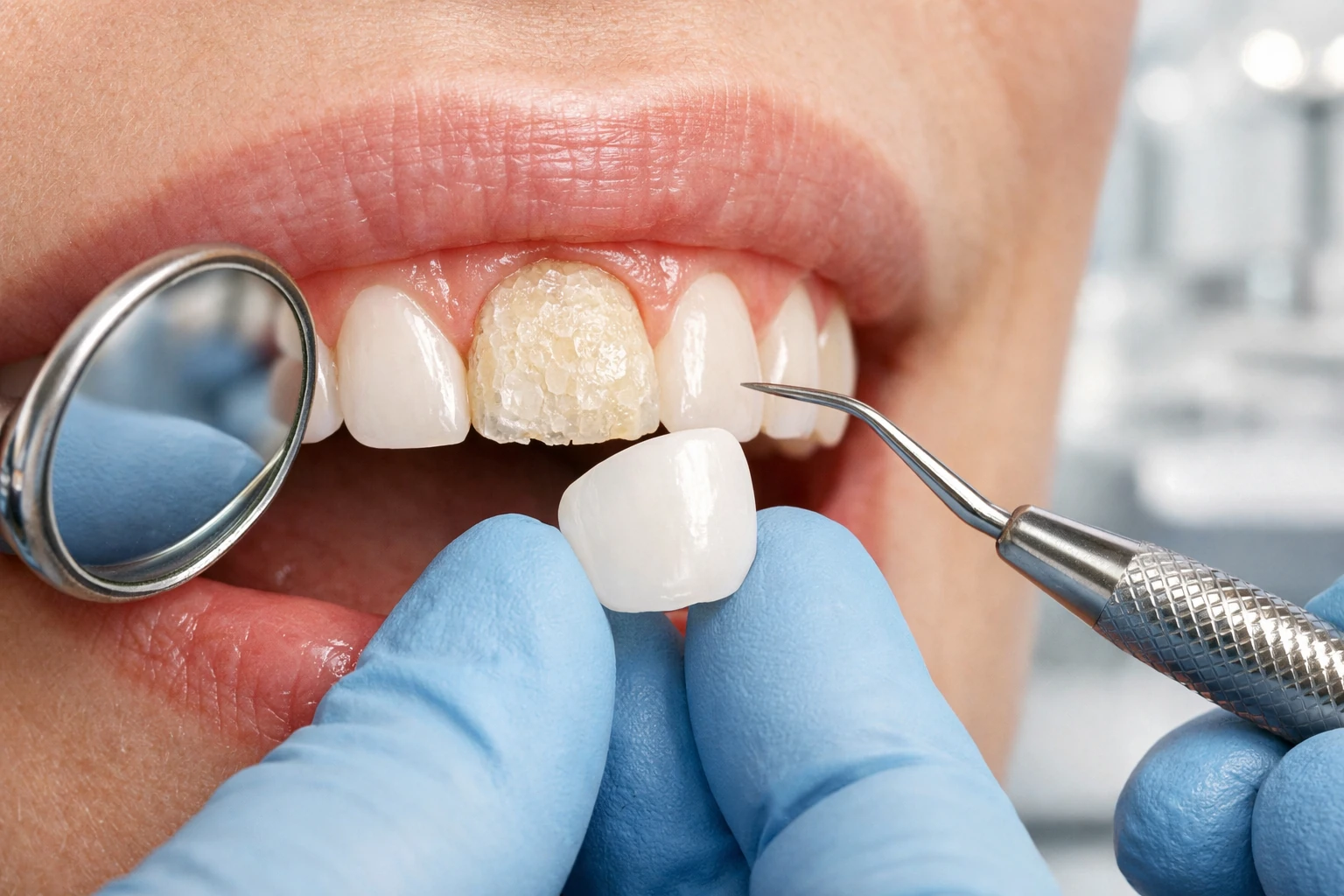 دلیل افتادن لمینت دندان چیست