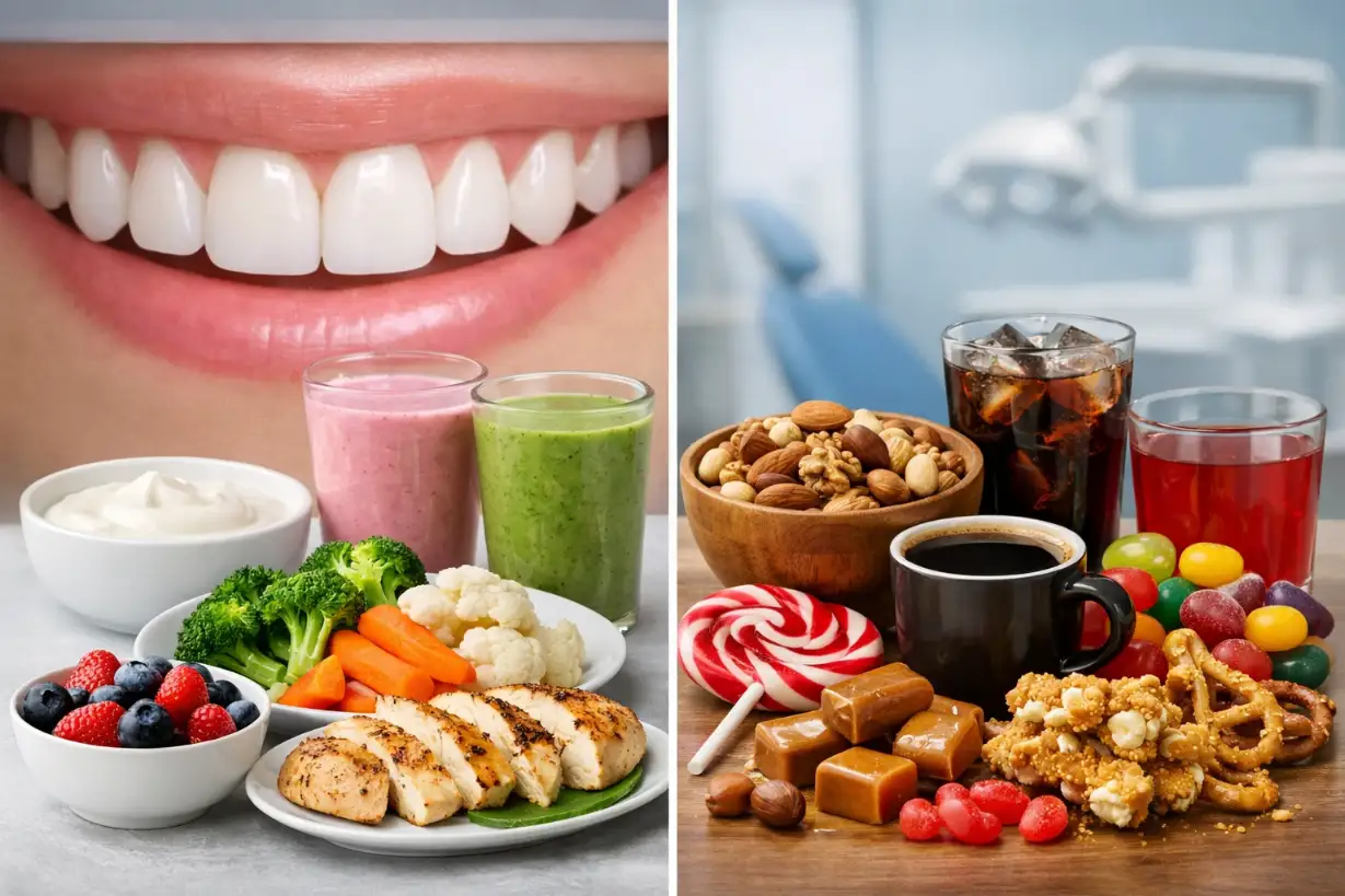 تغذیه بعد از کامپوزیت دندان