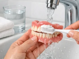 مراقبت از دندان مصنوعی