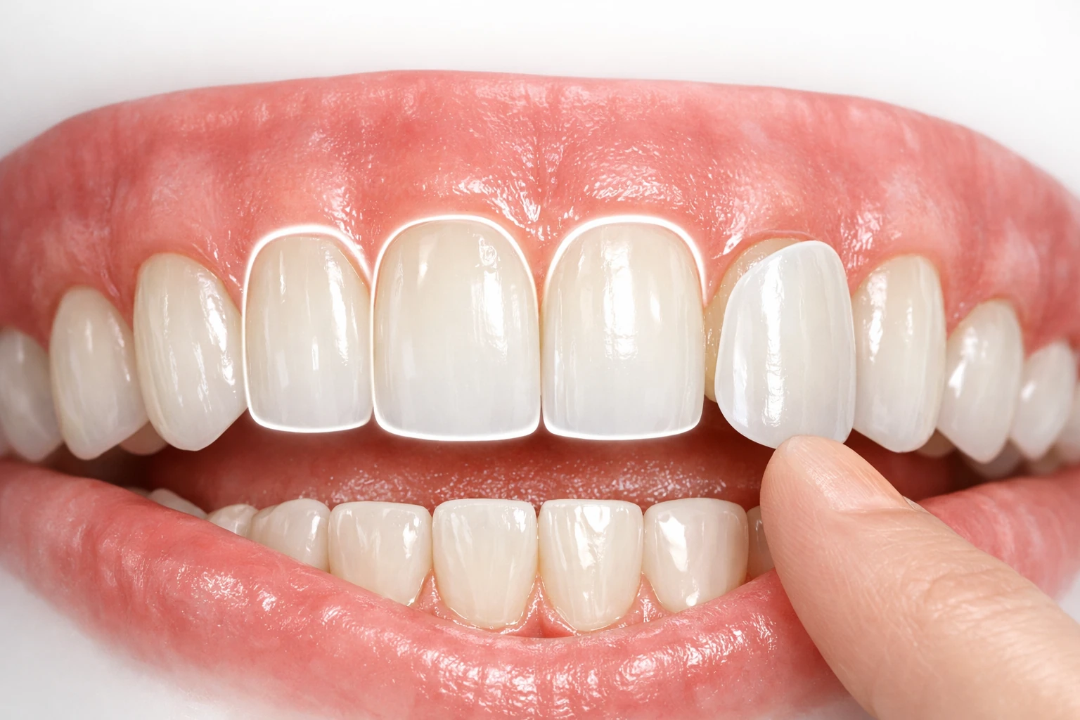 هر واحد لمینت چند دندان است