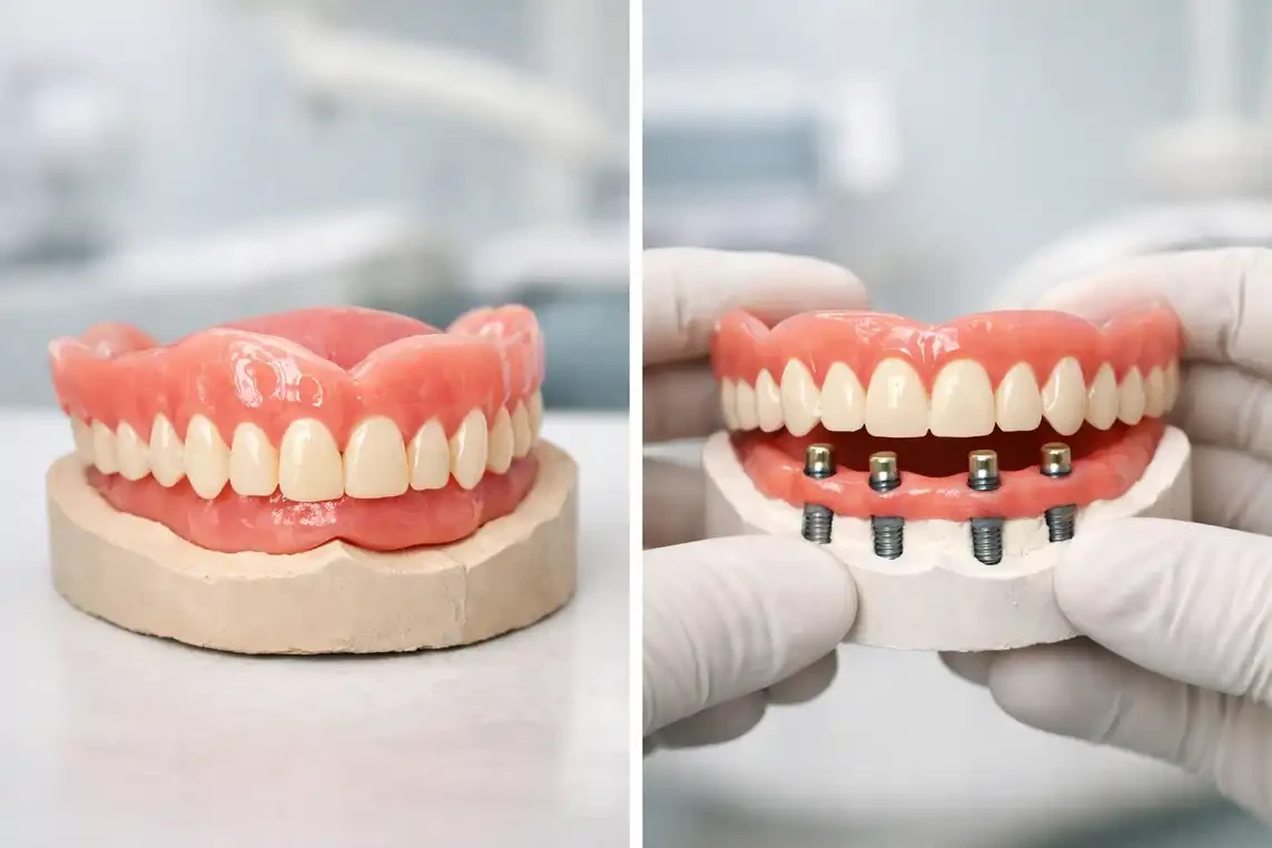 تفاوت اوردنچر با دندان مصنوعی