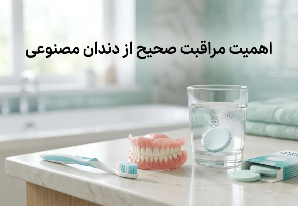 اهمیت مراقبت صحیح از دندان مصنوعی